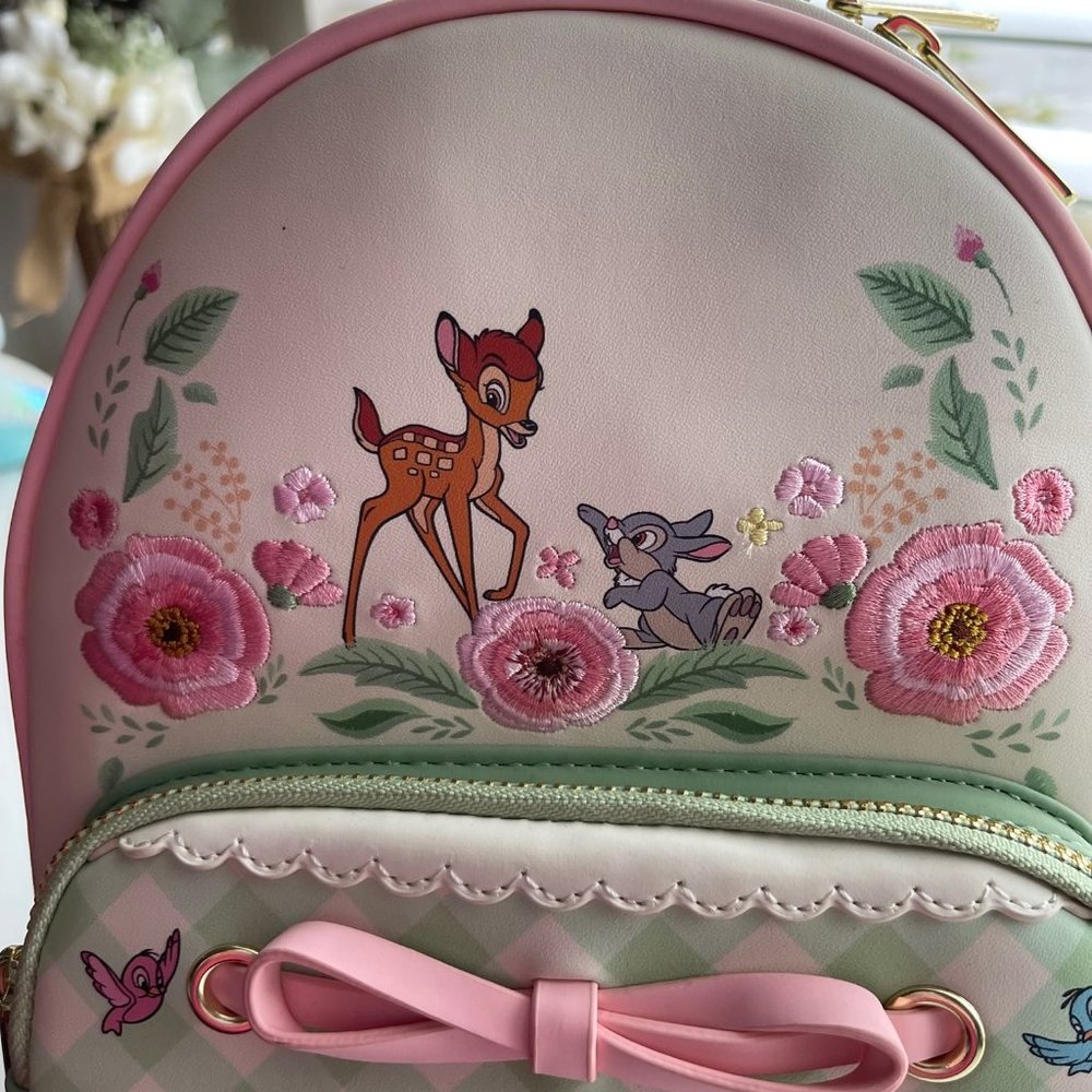 New Loungefly Bambi Springtime Mini Backpack - Picture 16 of 16